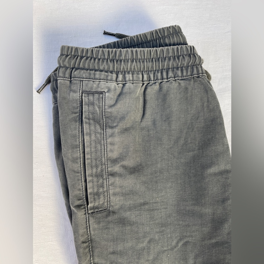 🏝️ GAP jogger Grey canvas cotton S drawstring - Picture 2 of 3